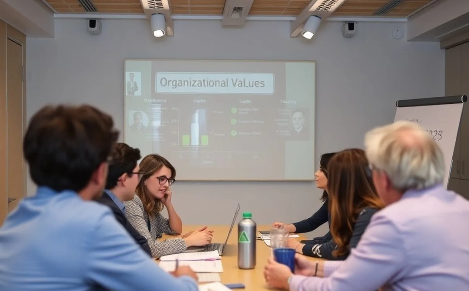 Organizational values workshop and strategy session